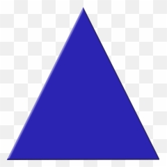 Blue Triangle - Blue Triangle Clipart Emoji,Blue Triangle Emoji