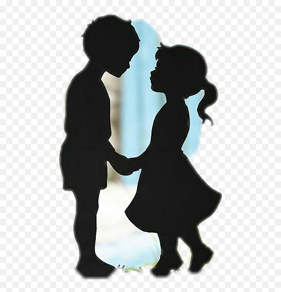 Sticker Shadow Boy Girl Sticker Boy Girl Sticker Emoji Boy And Girl Holding Hands Emoji Free Emoji Png Images Emojisky Com