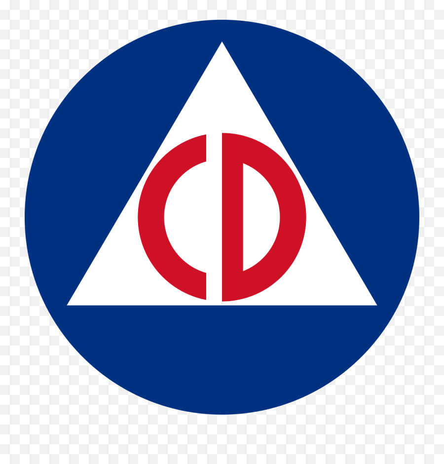 What Does A Triangle With A Circle In The Middle With A Line - Civil Defense Logo Emoji,Upside Down Pentagram Emoji