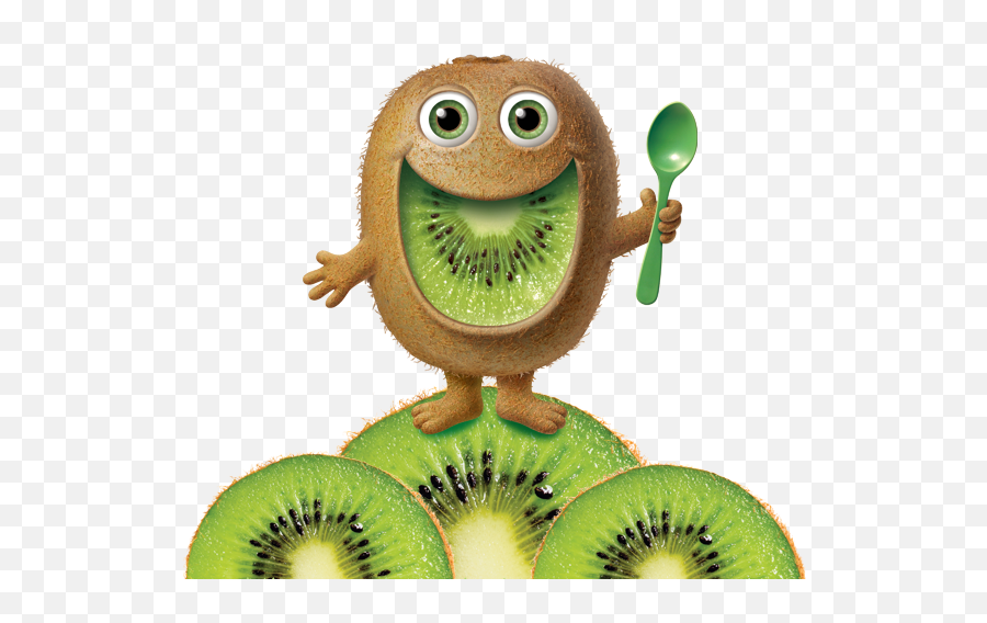 Fruit Cartoon Kiwi Fruit Drawing - Kiwi Fruit Cartoon Emoji,Kiwi Bird Emoji
