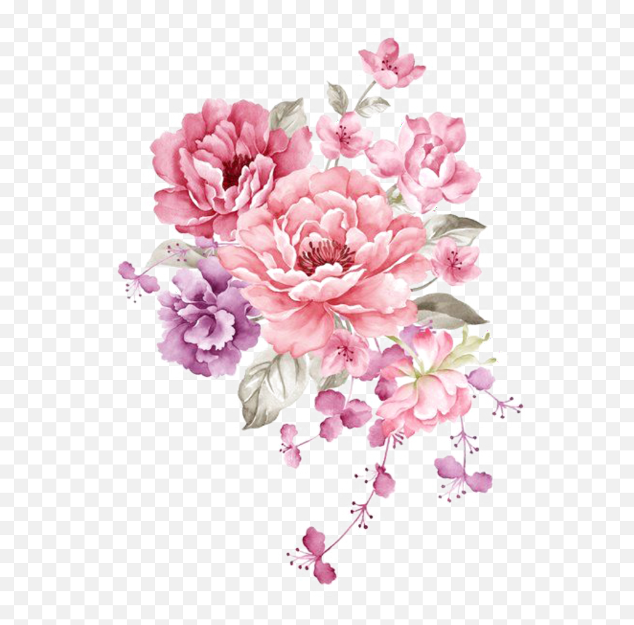 Transparent Pencil Emoji - Drone Fest Pink Transparent Watercolor Flowers Png,Flowers Emoji Png