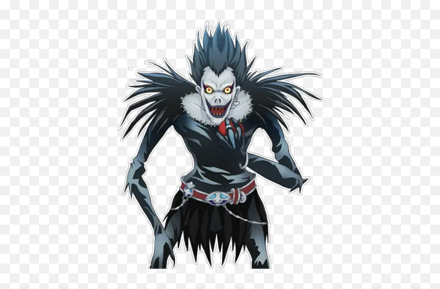 Sticker Maker - Death Note Death Note Ryuk Png Emoji,Musica Para Whatsapp Com Emoticon