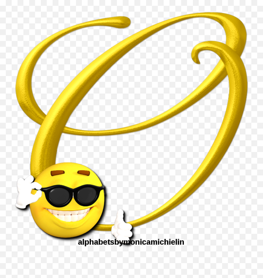 Yellow Smile Emoticon Emoji Alphabet Png - Happy,Emoji Times De Futebol