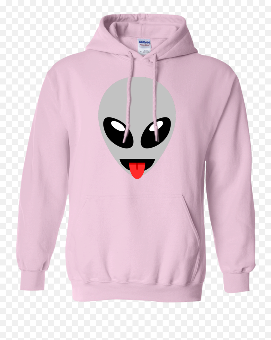 Alien Emoji With Tongue Sticking Out T - Light Blue Santa Cruz Hoodie,Alien Emoji Hoodie