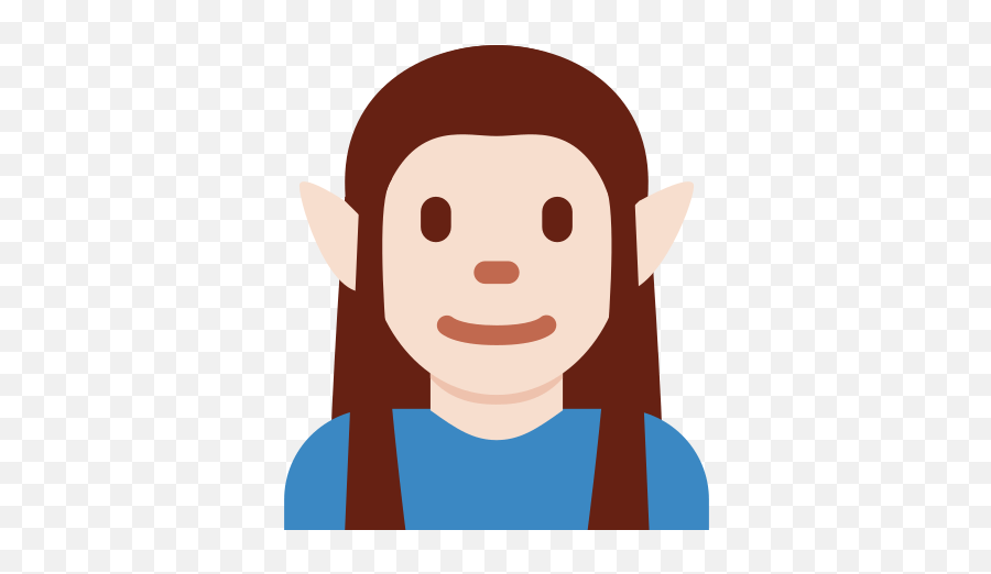 Elf Emoji With Light Skin Tone Meaning With Pictures - Human Skin Color,Light Skin Emoji