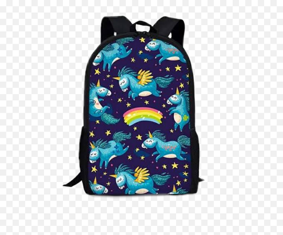 Unicorn Scbackpack Backpack Bag Sticker - African American Black Cartoon Boys Emoji,Book Backpack Emoji