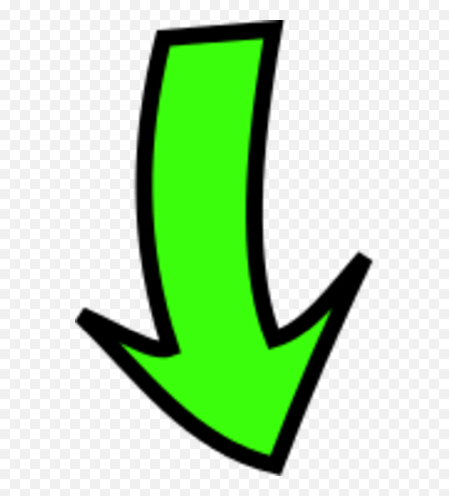 Clipart Down Arrow - Down Green Arrow Png Emoji,Pointing Down Emoji