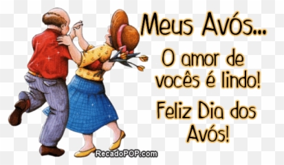Avós - Cia Dos Gifs Feliz Dia Dos Avós Gif Emoji,Imagenes De Emoticon Mugsy Gif