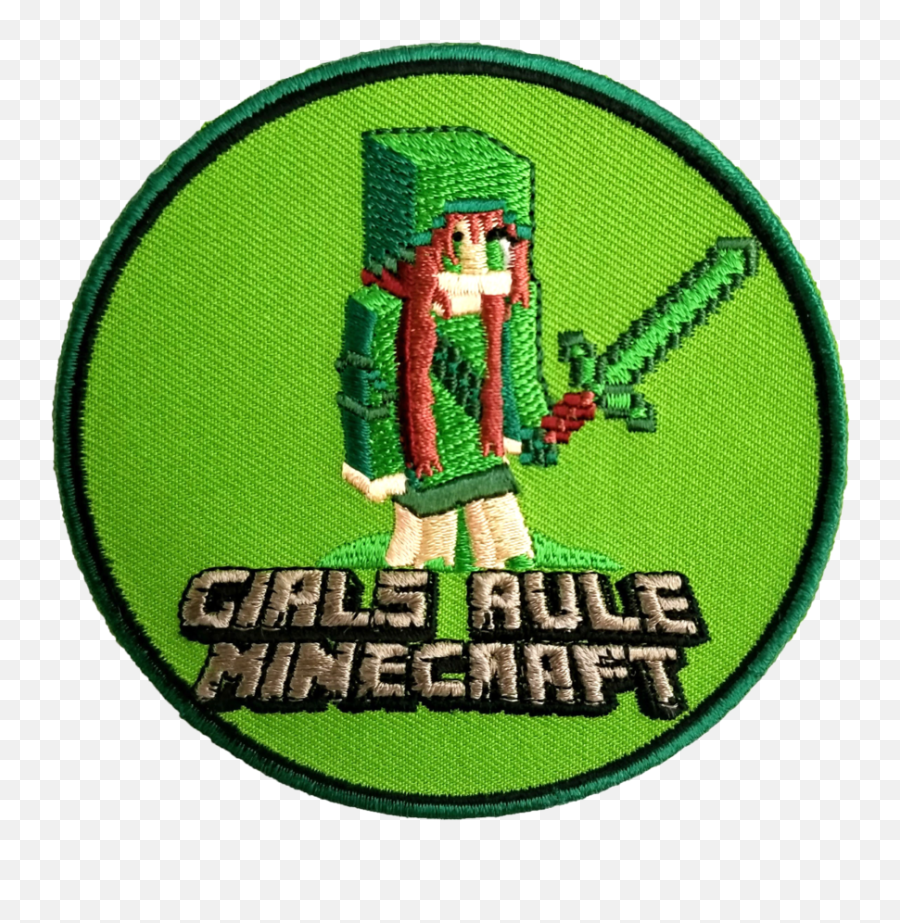 Minecraft Item Png - Girls Rule Games Patch Emblem Minecraft Patch Emoji,Eggplant Emoji Tank Top