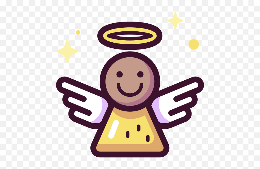 Angel - Free Miscellaneous Icons Happy Emoji,Response To Christmas Bandit Emoticon