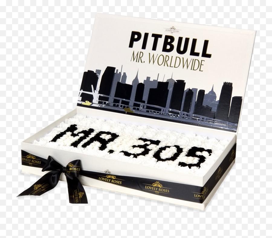 Pitbull Celebrity Box Preserved Roses - Event Emoji,Pitbull Emotions