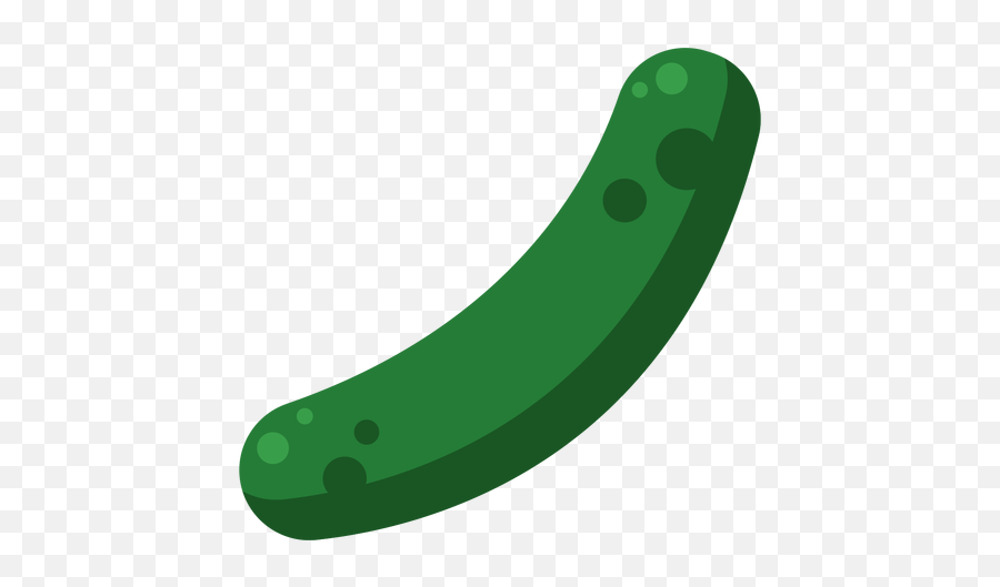 Cucumber Vegetable Single Flat - Transparent Png U0026 Svg Pepino Dibujo Animado Png Emoji,Corn Cob Emoji Shirt