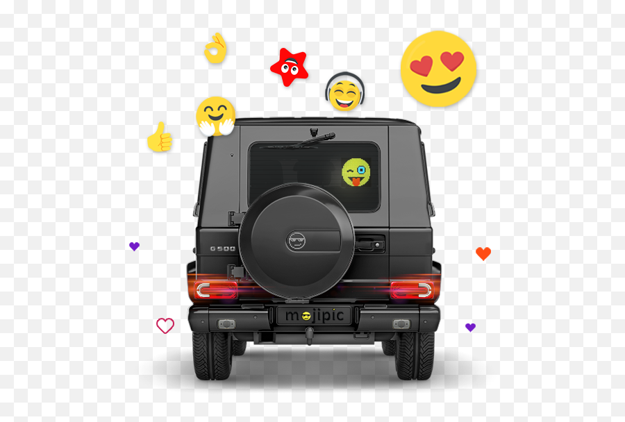 Mojipic Wireless Emoji Display U2013 Us Mojipic - Tire Cover,Original Android Jelly Bean Alien Emoticon