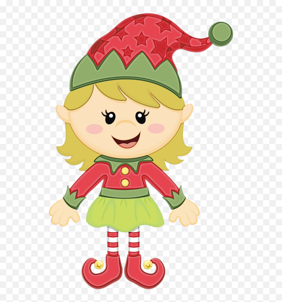 Sprite Christmas Elf Comics Cartoon For - Christmas Elf Png Emoji,Merry Christmas Girl Emoticon