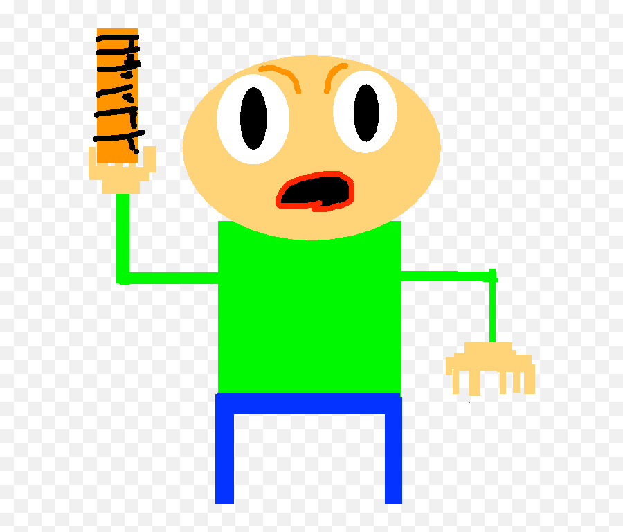 Have A Talk With Baldi 1 Tynker - Dot Emoji,Nervous Emoji Text