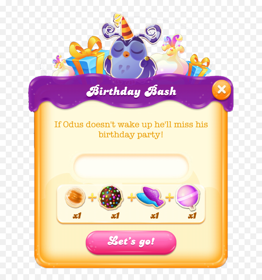 Birthday Bash Candy Crush Jelly Wiki Fandom Emoji,Overslept Emoticon