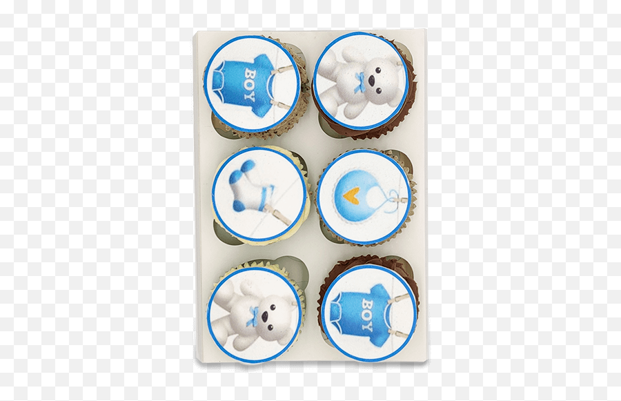 Baby Shower Cupcakes - Cake Owls Emoji,Baby Shower Boy Emojis
