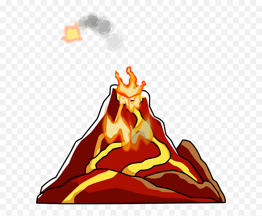 49 Volcano Png Image Collection Is Available For Free Download Emoji,Scribblenauts Emoticons