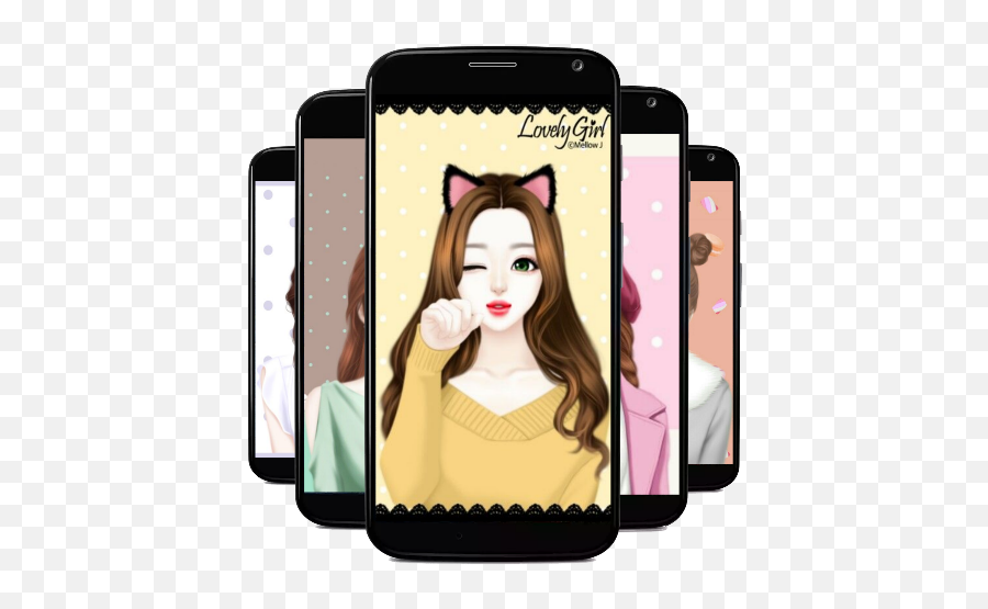 Lovely Girl Cute Wallpapers 10 Apk Download - Comandromo Emoji,Emojis Wallpapers Girl