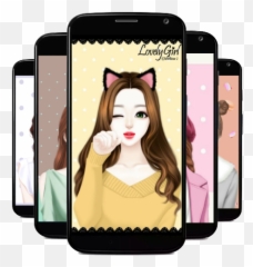 Lovely Girl Cute Wallpapers 10 Apk Download - Comandromo Emoji,Emojis Wallpapers Girl