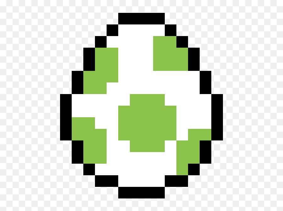 Huevo Png - Super Mario World Yoshi Egg Pixel Emoji,Yoshi Emoticon
