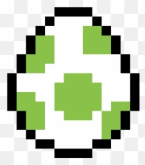 Huevo Png - Super Mario World Yoshi Egg Pixel Emoji,Yoshi Emoticon