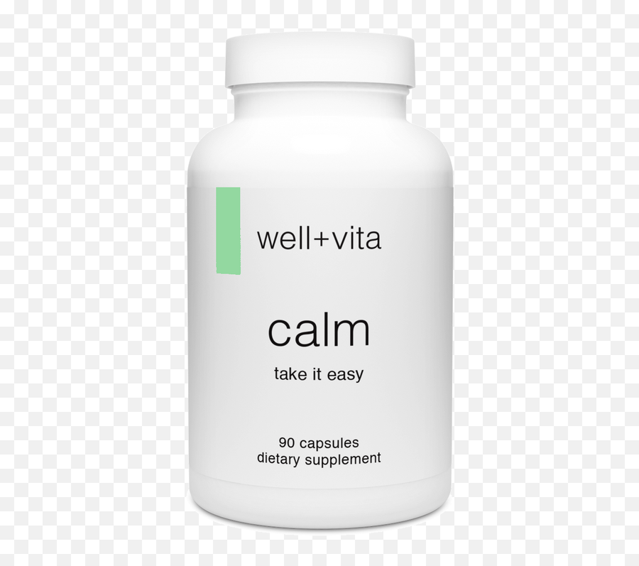 Wellvita Calm Natural Supplement For Relaxation And Mood Emoji,Zen Stimulate Emotions