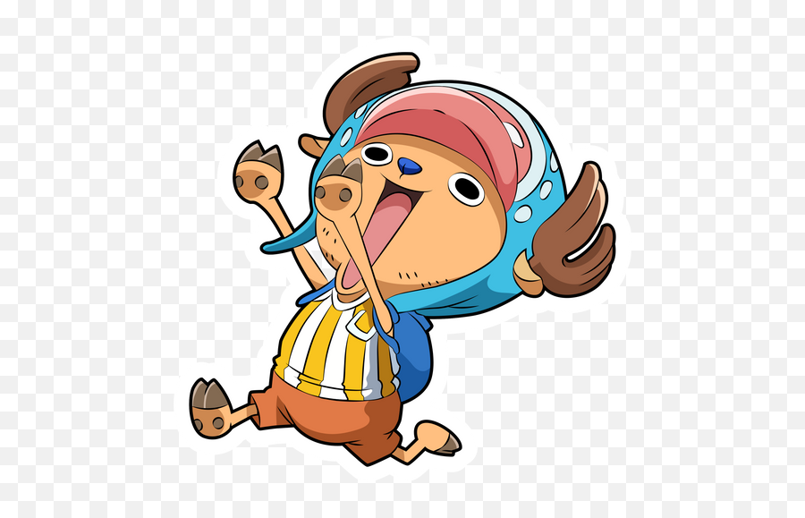 One Piece Tony Tony Chopper Sticker - Sticker Mania Emoji,Pirate Emojis For Discord