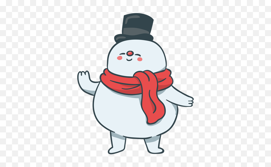 Happy Snowman Character Transparent Png U0026 Svg Vector Emoji,Snow Snowman Emoji