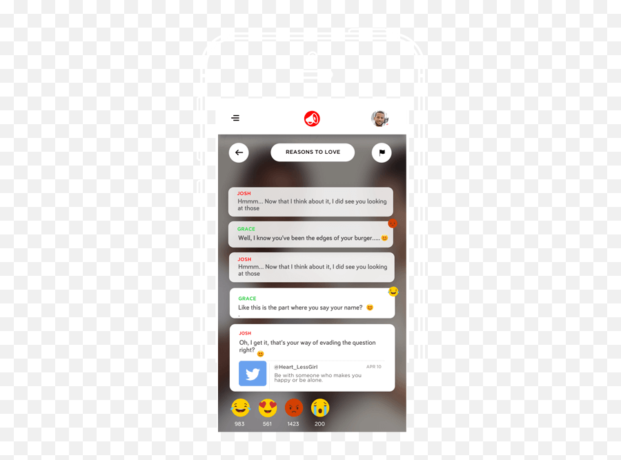 Tnc Stories Mobile App Android U0026 Ios Case Study Thinkwik Emoji,Iphone Burger Emoji Png