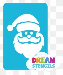 Santa Face Glitter Tattoo Stencil - Hp31 5pc Pack Santa Claus Emoji,Sparkle Face Emoji