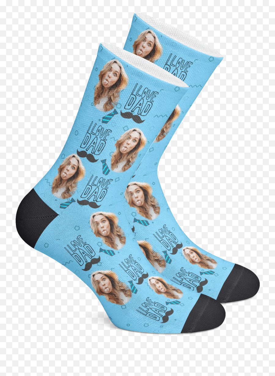 Custom Photo Socks - Soft Emoji,Custom Emoji Socks