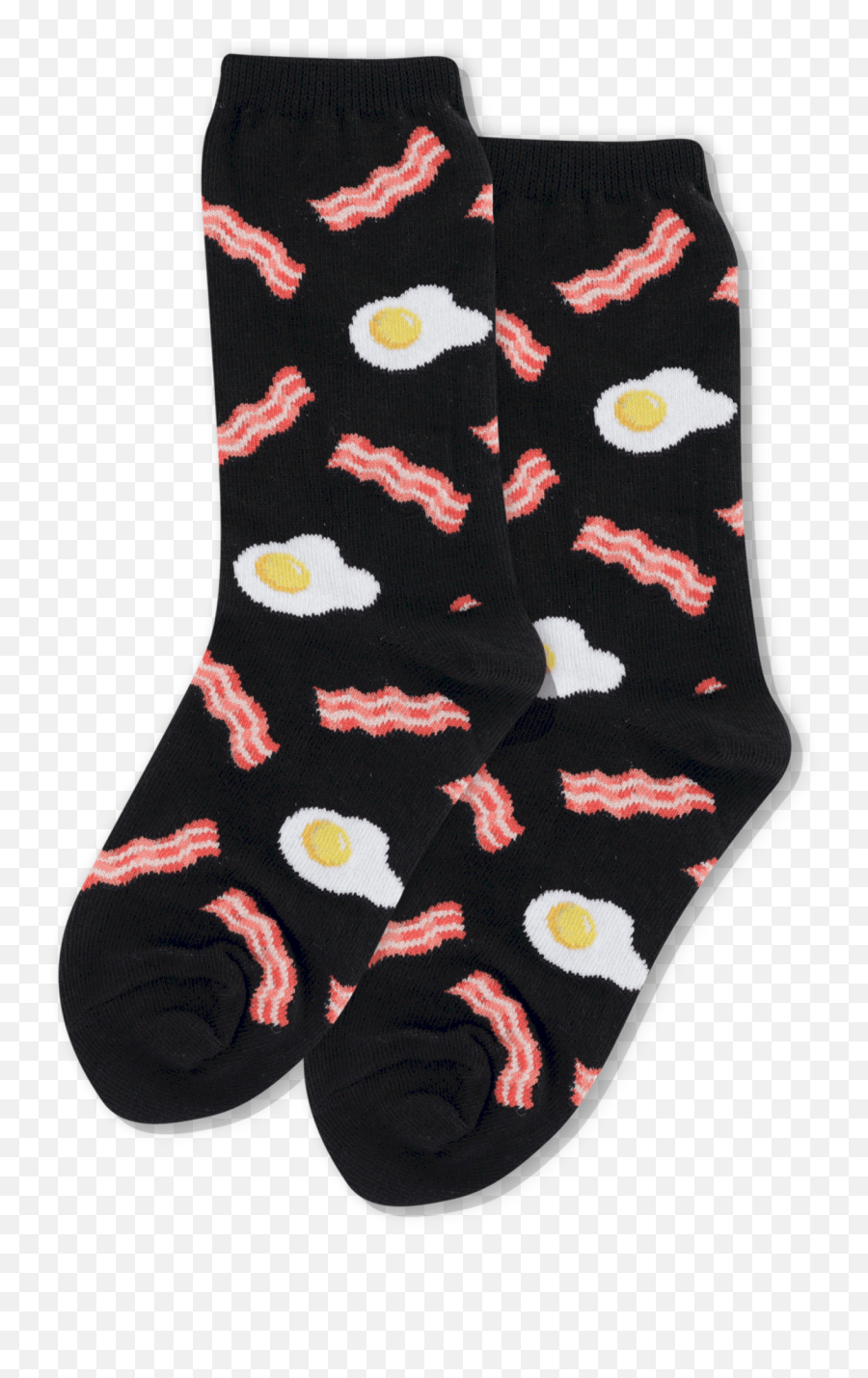 Kids Eggs And Bacon Socks - For Teen Emoji,Emoji Socks For Kids