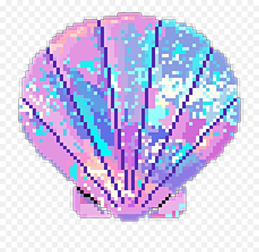 Mermaid Tumblr Freetoedit - Seashell Pixel Art Seashell Pixel Art Emoji,Pixel Emoji Tumblr