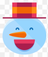 Snow Snowman Emoji Smiley Smile - Happy,Snowman Emoji