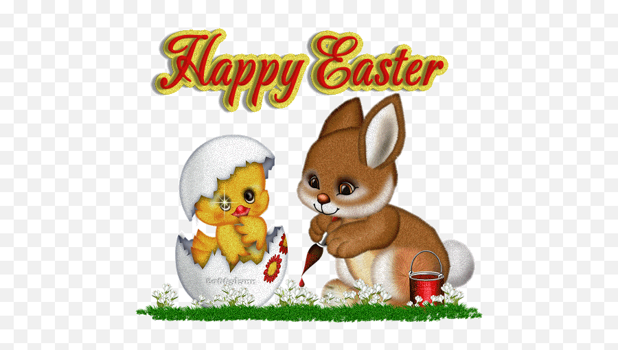 Happy Easter Pictures - Animated Cute Animated Happy Easter Gifs Emoji,Happy Easter Animated Emoticons