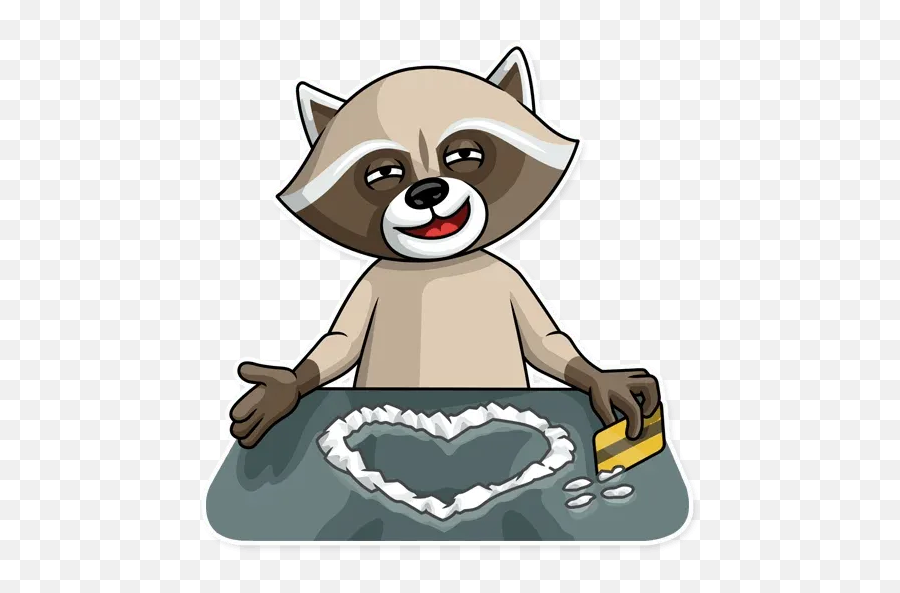 Criminal Stickers Set For Telegram - Criminal Raccoon Stickers Emoji,Raccoon Emoji Facebook