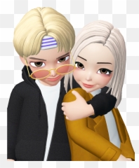 Cute Cartoon Wallpapers Cute Couple - 10 De Zepeto Binatang Gambar Animasi Amigos Emoji,Carrie Fisher Emoji
