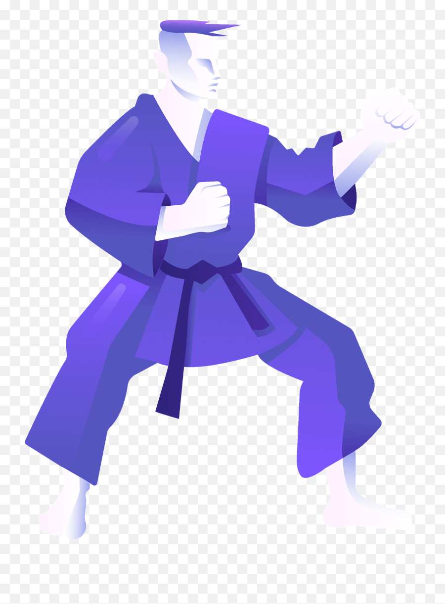 Karate Clipart - Martial Arts Belt Emoji,Martial Arts Emoji