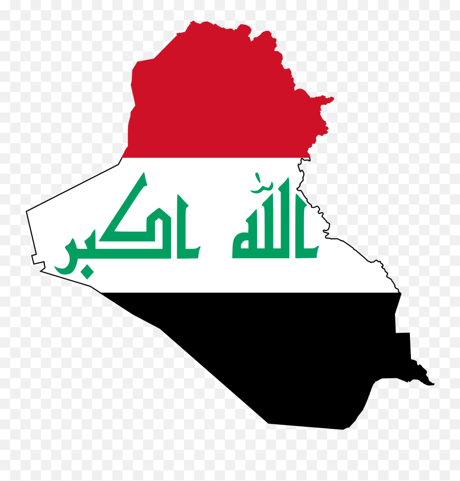 Fileflag - Map Of Iraqsvg Iraq Flag Iraq Map Iraq Iraq Flag In Country Emoji,Middle Easter Flag Emojis