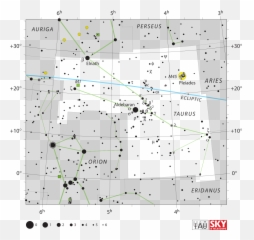 Taurus Constellation - Wikipedia Taurus Star Map Emoji,Labeled Horoscope Emojis