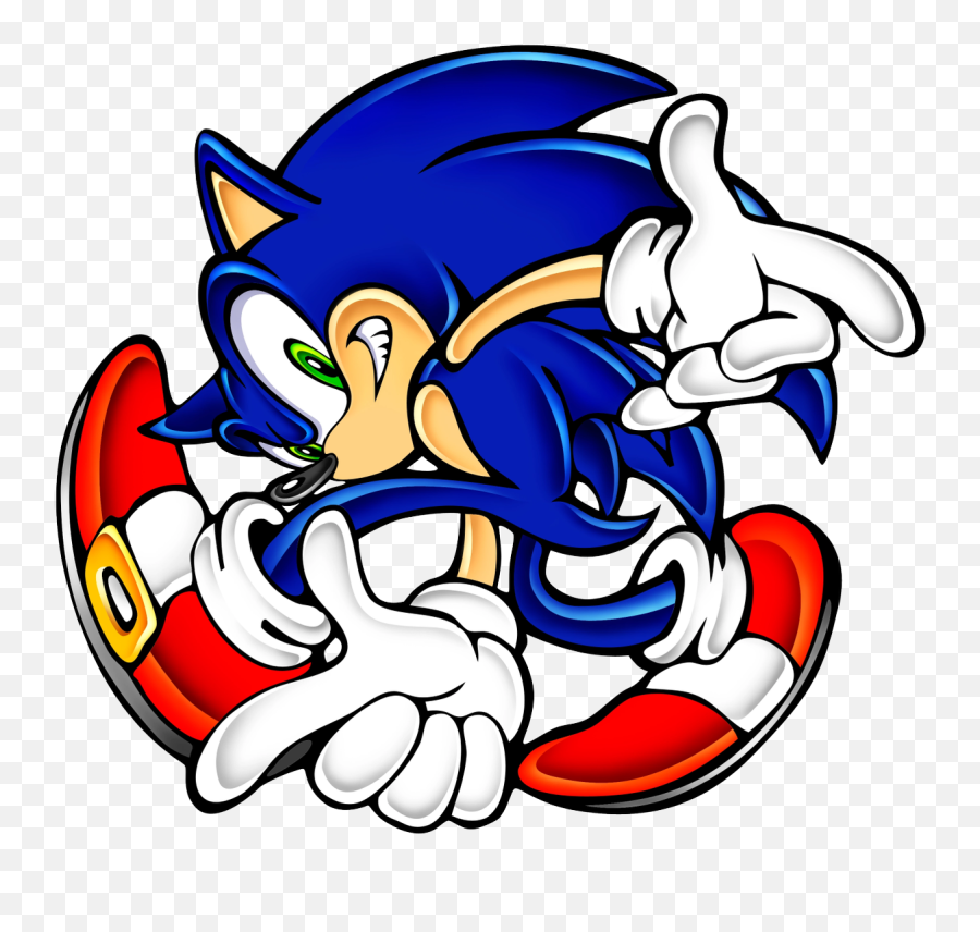 Hortinuscommissions On Twitter The Modern Sonic 20 - Sonic Adventure Pose Emoji,Deviantart Emoticons Icon