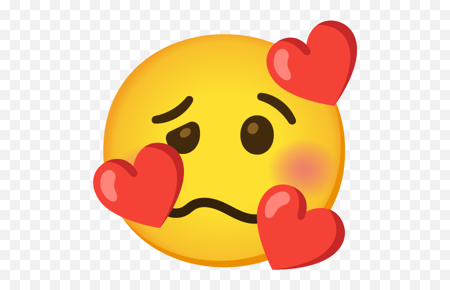 Emoji Mashup Bot On Twitter Smiling - Threehearts Emoji,Heart Emoticon Gmail
