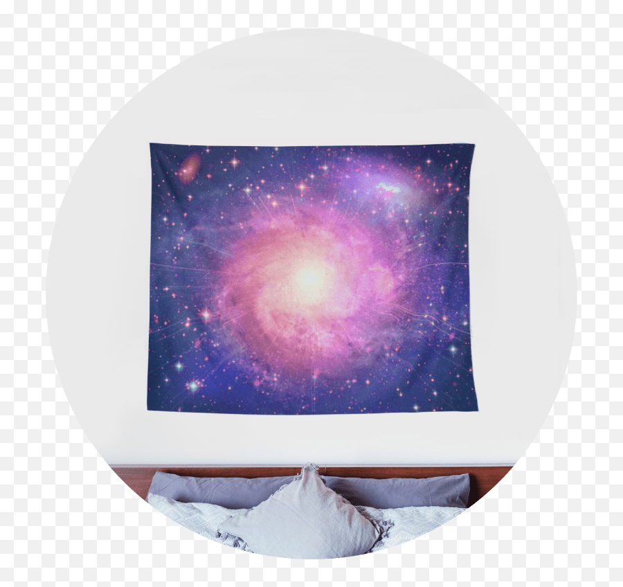 Custom Tapestry - Milky Way Emoji,My Canvas Is The Tapestry Of Human Emotion
