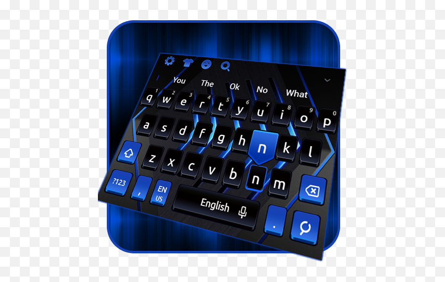 Black Blue Keyboard U2013 Alkalmazások A Google Playen - Baixar Teclado Emoji,Emoji Smart Neon Keyboard