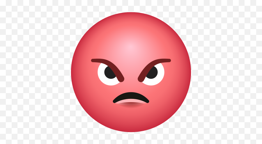 Pouting Face Icon In Style Emoji,Animated Pouting Emoticons