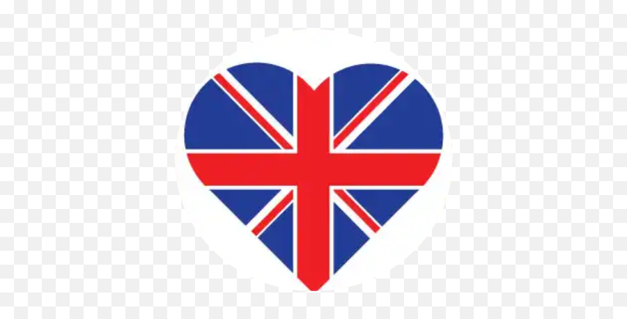 Unionjack Heart London England Flag Sticker By Janet - Hawaii Historical Flag Emoji,England Flag Emoji