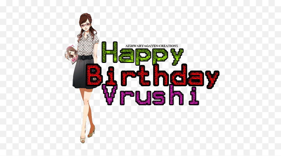 Happy Birthday Vrushu Our Little Rock Star Kis Desh Emoji,Grief Gif Emoticon