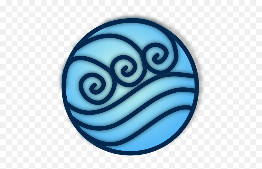 Water Tribe - Avatar Water Tribe Symbol Full Size Png Emoji,Emoticon Water Clear Background
