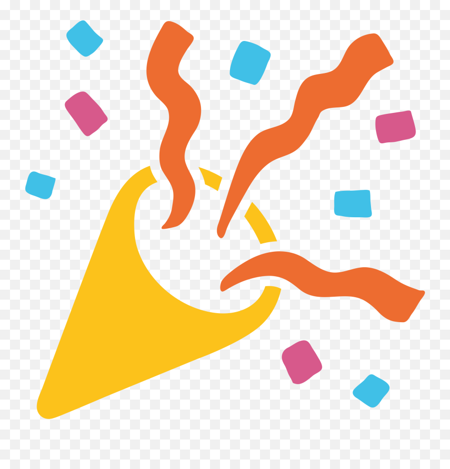 Party Popper Emoji - Android Party Popper Emoji,Celebration Emoji